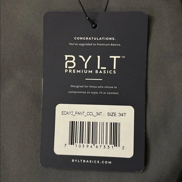 Mens casual pants black & grey - Picture 4 of 11